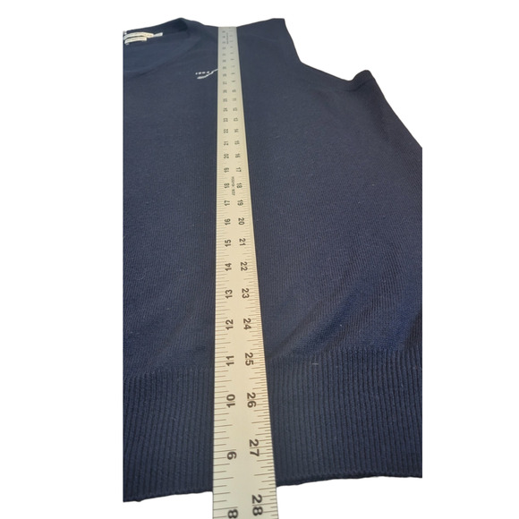 Peter Millar 100% Merino Wool Pullover Sweater Vest Mens XL Blue - Picture 4 of 8